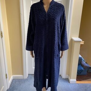 Miss Elaine Long plush Blue Robe
